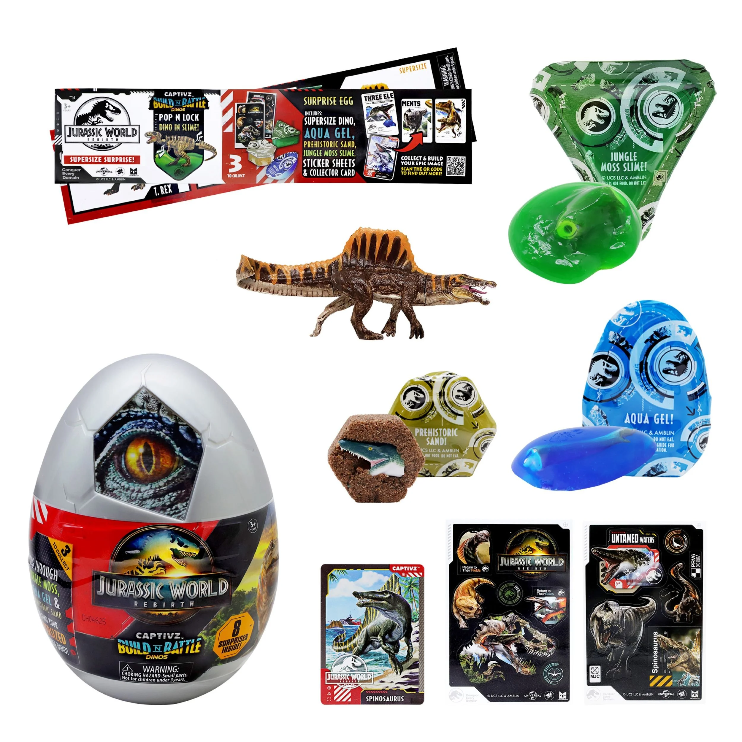 宇宙探検 人体探検 地球気象探検 恐竜探検 セット Jurassic World Rebirth Captivz Surprise Egg — TOYMONSTER